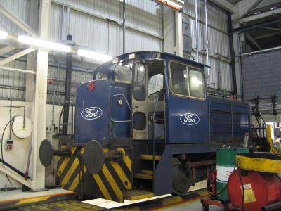 EE D1124 at Dagenham Ford Sidings. &copy; Ben Williams