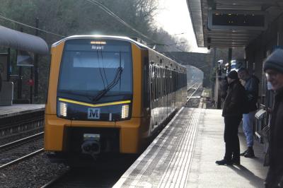 555002 at South Gosforth (Tyne & Wear Metro). &copy; ConnorsRailPhotography