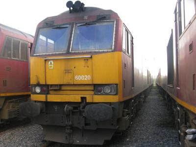 60020 at Toton TMD. &copy; Byron5574