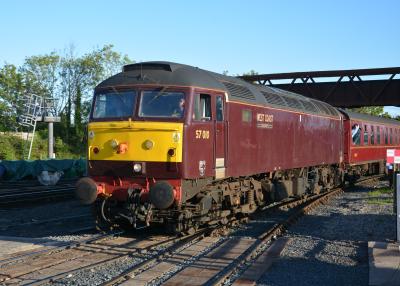 57010 at Severn Valley Railway - Kidderminster. &copy; AJax