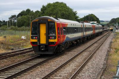 158863 at Chesterfield. &copy; South Coast Trainspotter