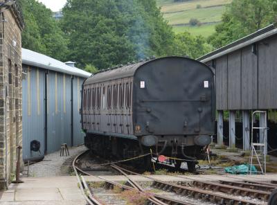 48018 coach at Keighley & Worth Valley Railway - Oxenhope. &copy; AJax