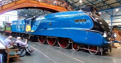 4468 steam at York National Railway Museum. &copy; Geoff