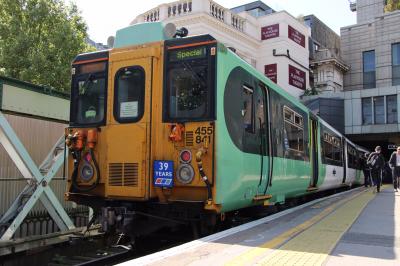 455841 at London Charing Cross. &copy; al66class59