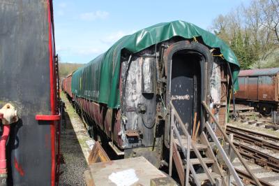 LMS27249 coach at Ecclesbourne Valley Railway - Wirksworth. &copy; ConnorsRailPhotography