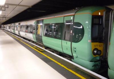 377621 at London Victoria. &copy; BigKev