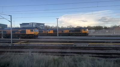 66307,66760 at Peterborough GBRf depot. &copy; Luivery