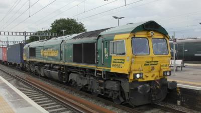 66585 at Didcot Parkway. &copy; JM-Freightliner