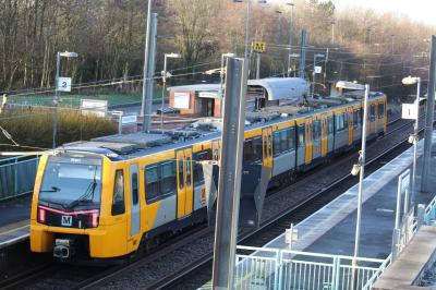 555011 at Brockley Whins (Tyne & Wear Metro). &copy; ConnorsRailPhotography
