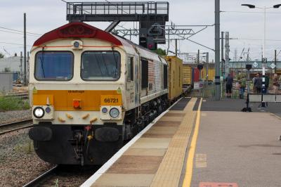 66721 at Peterborough. &copy; South Coast Trainspotter