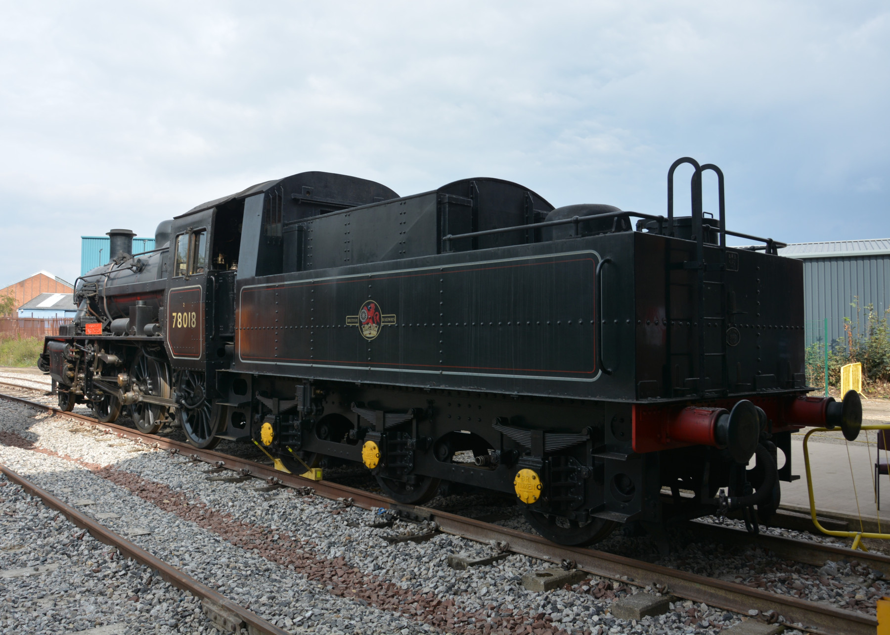 Photo of 78018 steam at Darlington 1861 Shed — trainlogger