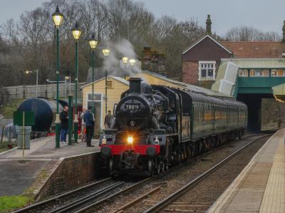 78019 steam at Spa Valley Railway - Eridge. &copy; DEMU1013