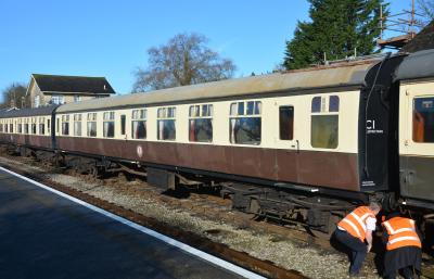 4764 coach at East Somerset Railway - Cranmore. &copy; AJax