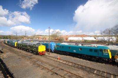 84001,D213 at Barrow Hill. &copy; trainlogger