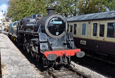 75014 steam at Dartmouth Steam Railway. &copy; Bestieboy