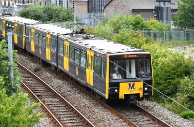 TW4035 at South Gosforth (Tyne & Wear Metro). &copy; MJM