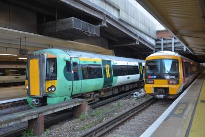 377214 at London Victoria. &copy; AJax