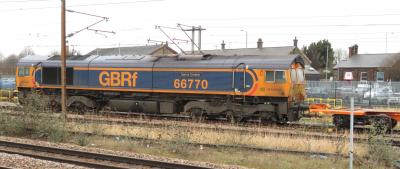 66770 at Peterborough. &copy; Geoff