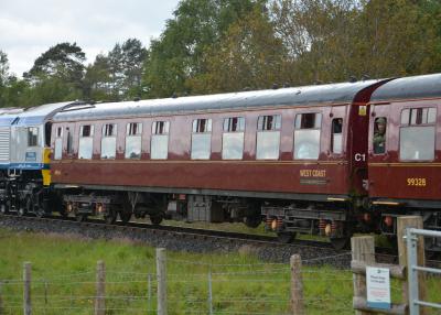 4854 coach at Severn Valley Railway - Rifle Range. &copy; AJax