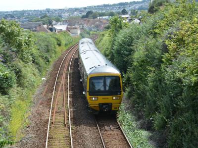 166208 at Hollicombe Overbridge - Paignton. &copy; AJax