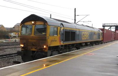 66707 at Peterborough. &copy; Geoff