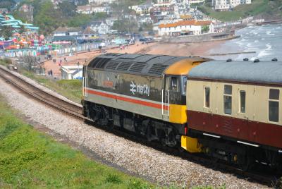 47593 at Dartmouth Steam Railway - Goodrington Bank. &copy; AJax