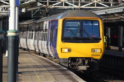 323205 at Manchester Piccadilly. &copy; ConnorsRailPhotography