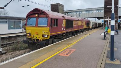 66006 at Peterborough. &copy; Geoff