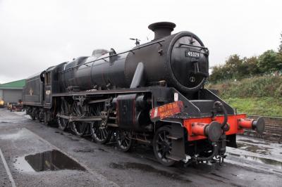 45379 steam at Mid Hants Railway - Ropley. &copy; trainlogger