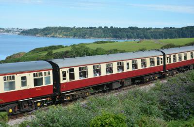 3107 coach at Dartmouth Steam Railway - Waterside. &copy; AJax
