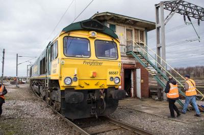 66567 at Crewe Basford Hall. &copy; Shotts