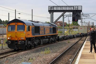 66753 at Peterborough. &copy; South Coast Trainspotter