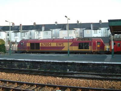 67004 at Plymouth. &copy; Pape_Timmo