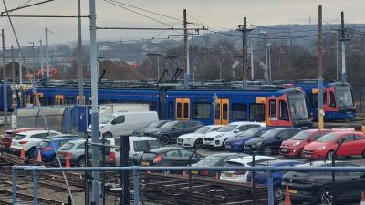 399202,399203 at Nunnery depot (Supertram). &copy; MemberOfThePublic