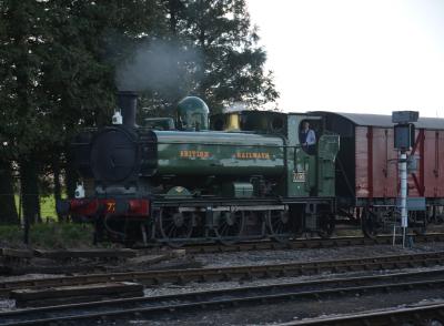 7754 steam at East Somerset Railway - Cranmore. &copy; AJax