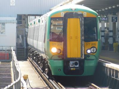 377205 at Portsmouth Harbour. &copy; Trainman5862