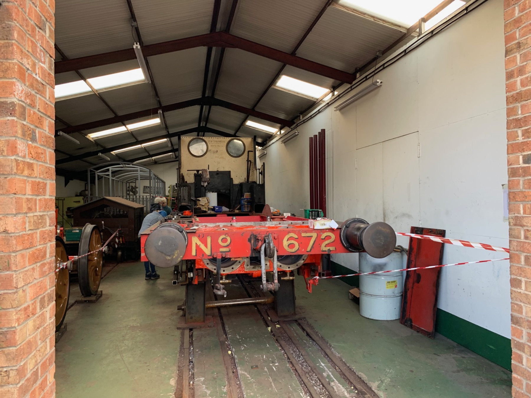 Photo of 672 steam at Statfold Barn Railway — trainlogger