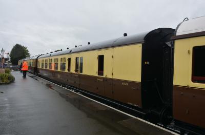 GWR650 coach at Severn Valley Railway - Kidderminster. &copy; AJax