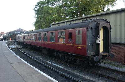 3860 coach at North Yorkshire Moors Railway - Pickering. &copy; AJax