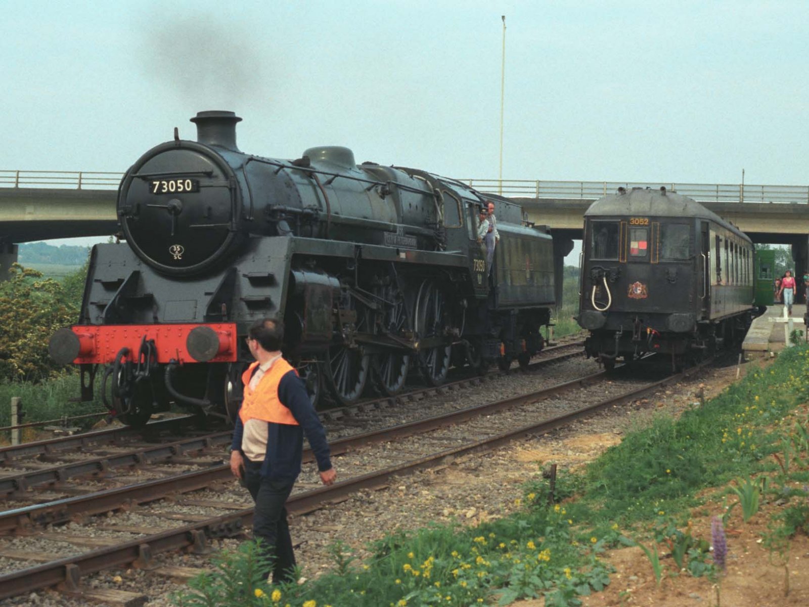 Photo of 73050 steam at Nene Valley Railway — trainlogger