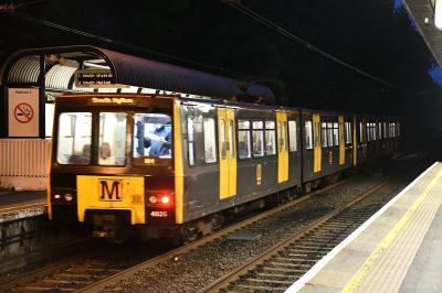 TW4026 at South Gosforth (Tyne & Wear Metro). &copy; MJM