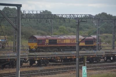 66199 at Crewe Basford Hall Freightliner Depot. &copy; Kempydak