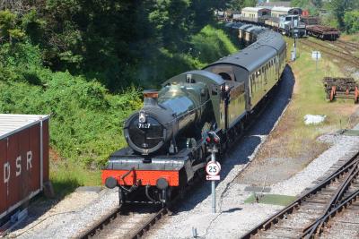7827 steam at Dartmouth Steam Railway - Churston. &copy; AJax
