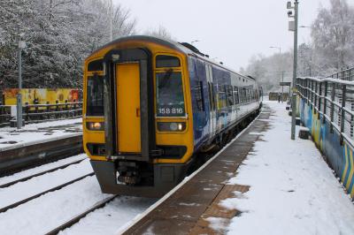158816 at Shildon. &copy; South Coast Trainspotter