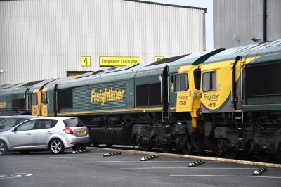 66613 at Leeds Vehicle Maintenance Facility (Leeds Midland Road). &copy; MJM
