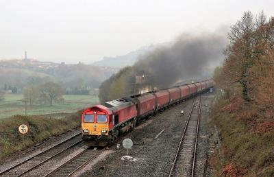 66128 at New Mills South Junction. &copy; stevexos