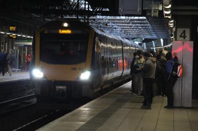 195129 at Manchester Victoria. &copy; ConnorsRailPhotography