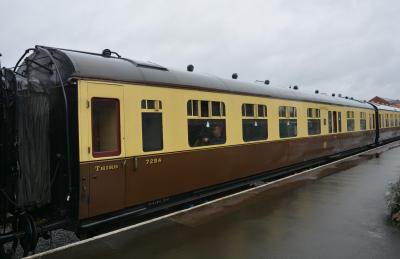 GWR7284 coach at Severn Valley Railway - Kidderminster. &copy; AJax