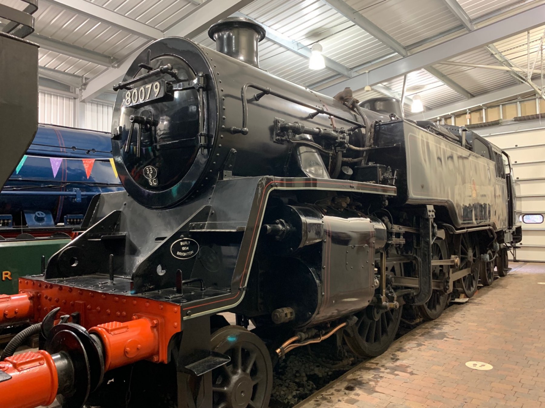 Photo of 80079 steam at Severn Valley Railway Highley Engine House
