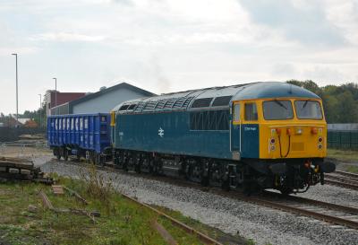 56045 at Darlington Locomotive Works. &copy; AJax